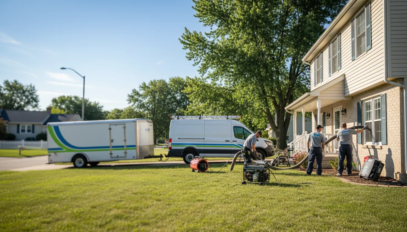 Flooded Basement Restoration And Cleanup With Repair in Gassville, AR near me